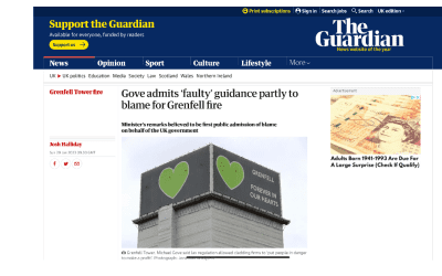 Grenfell Tower – It’s Not Often I Agree With Michael Gove