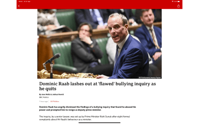 Bullying and Parliament